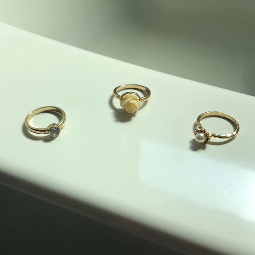 Gold ring set